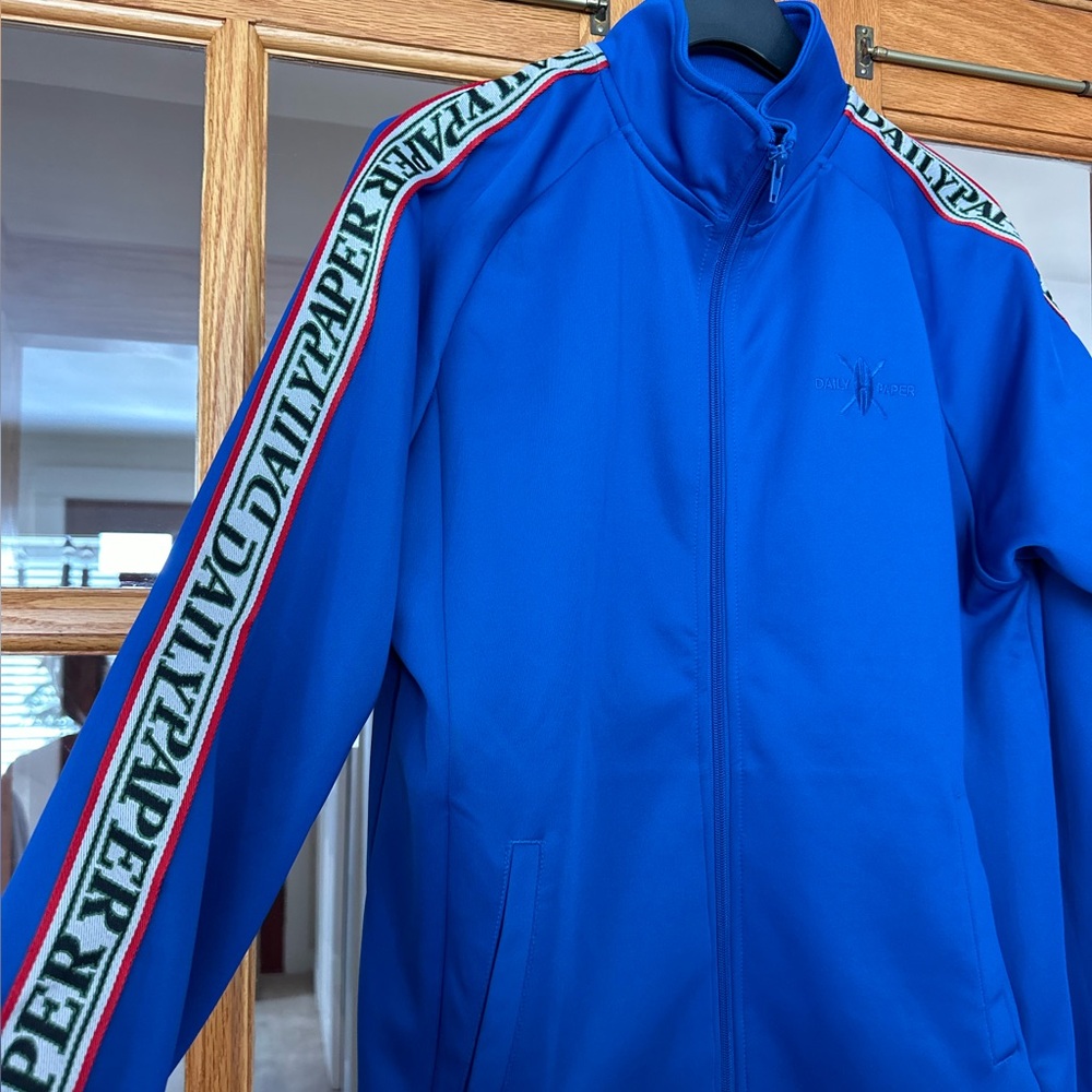 Daily Paper Men’s Etape Blue Track Jacket